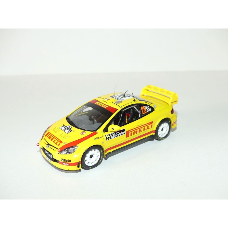 PEUGEOT 307 WRC RALLYE D'ARGENTINE 2006 GALLI IXO RAM246 1:43 3Ã¨me
