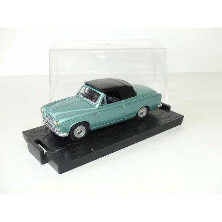 PEUGEOT 403 CABRIOLET CAPOTÉ Vert LEADER 1:43 imperfection