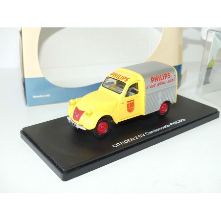 CITROEN 2CV CAMIONNETTE PHILIPS ELIGOR pour ATLAS 1:43