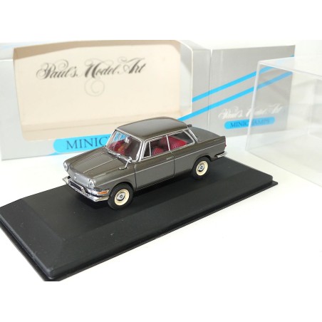 BMW 700 LS 1962-1965 Gris Foncé MINICHAMPS 1:43 imperfection