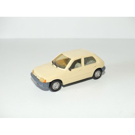 PEUGEOT 205 4 PORTES Beige KIT Monté MINI RACING 1:43 sans boite