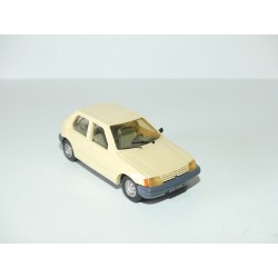 PEUGEOT 205 4 PORTES Beige KIT Monté MINI RACING 1:43 sans boite