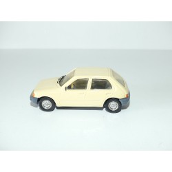 PEUGEOT 205 4 PORTES Beige KIT Monté MINI RACING 1:43 sans boite