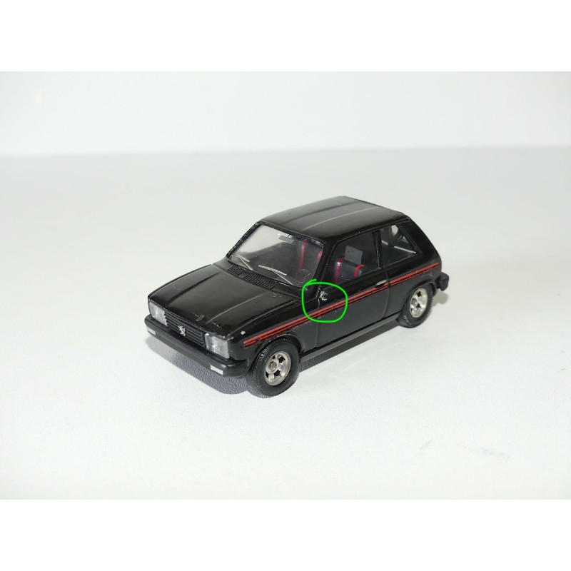 PEUGEOT 104 ZS 2 PORTES 1981 Noir SOLIDO 1:43 sans boite