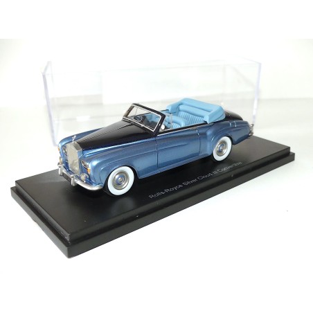 ROLLS ROYCE SILVER CLOUD III CONVERTIBLE Bleu BOS 1:43