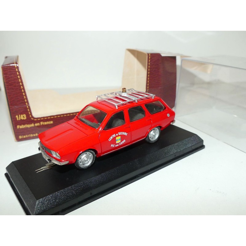 RENAULT 12 BREAK POMPIERS VIC DE CERE ELYSEE 574 1:43