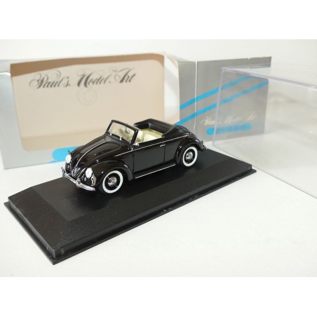 VW COCCINELLE CABRIOLET Noir MINICHAMPS 1:43