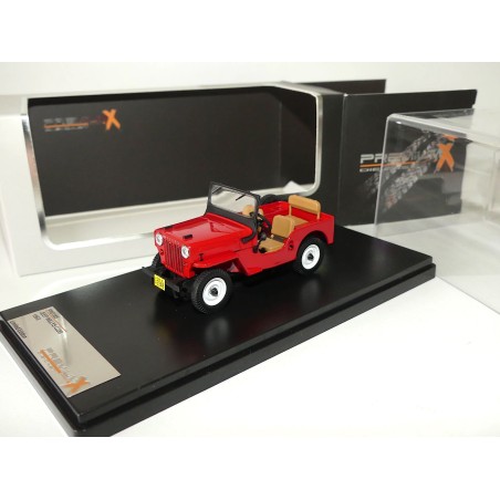 JEEP WILLYS CJ3B 1953 Rouge PREMIUM CLASSIXXS 1:43