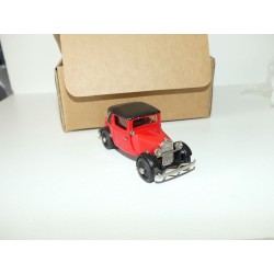 PEUGEOT 201 CONFORT Rouge et Noir KIT Monté EPOKIT 1:43 imperfection