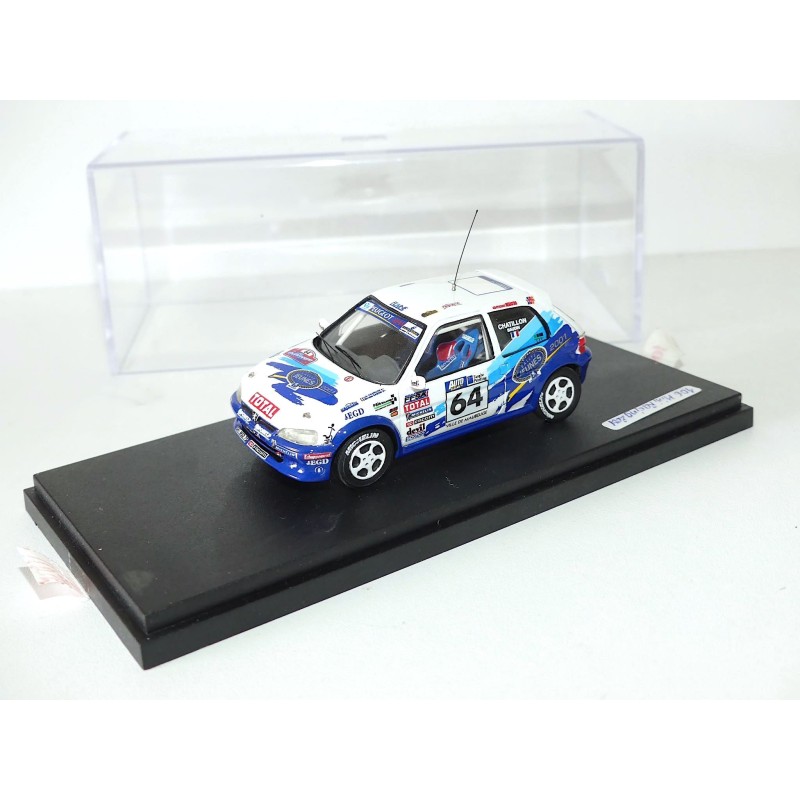 PEUGEOT 106 RALLYE CHARLEMAGNE 2001 CHATILLON KIT Monté MINI RACING 1:43