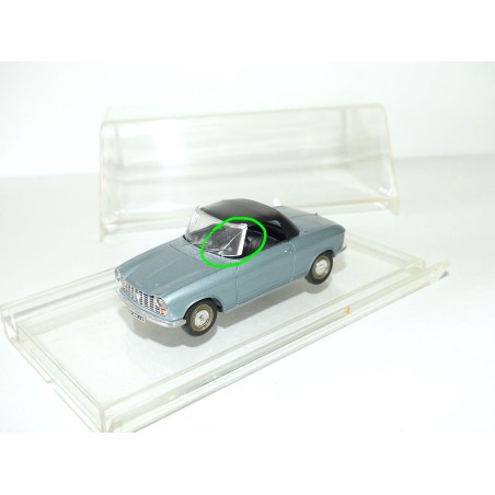 PEUGEOT 204 CABRIOLET Bleu AQUAVIT 1:43 imperfection