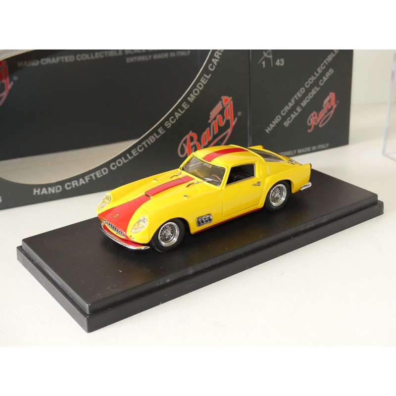 FERRARI 250 GT TDF 1958 Jaune et Rouge BANG 7289 1:43