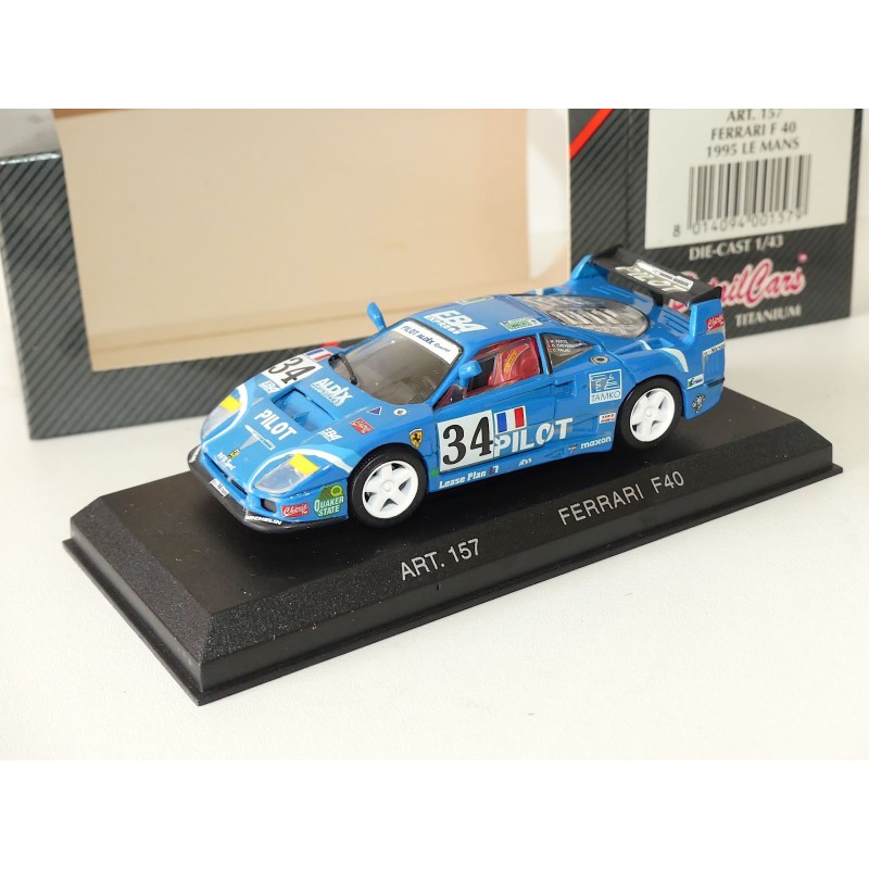 FERRARI F40 N°34  LE MANS 1995 DETAILCARS 157 1:43