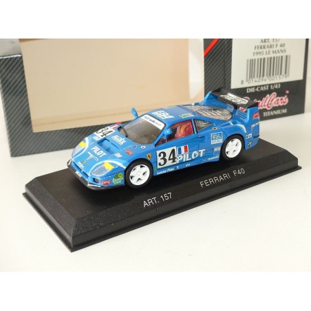 FERRARI F40 N°34  LE MANS 1995 DETAILCARS 157 1:43