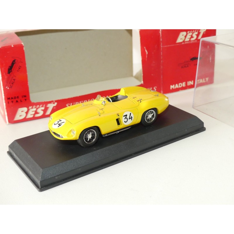 FERRARI 750 MONZA N°34 SPA 1955 BEST 9046 1:43 contreboite abimée