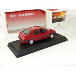 CITROEN ZX avec coffre 988 Rouge modele chinois DONGFENG 1:43