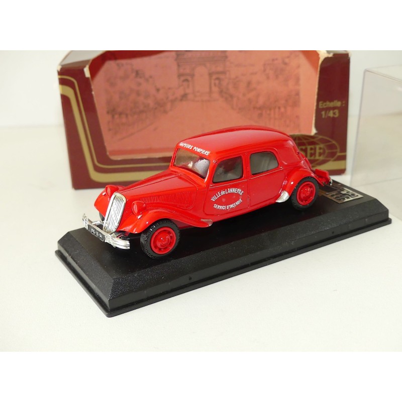 CITROEN TRACTION 15/6 POMPIERS LANNEPAX ELYSEE 558 1:43