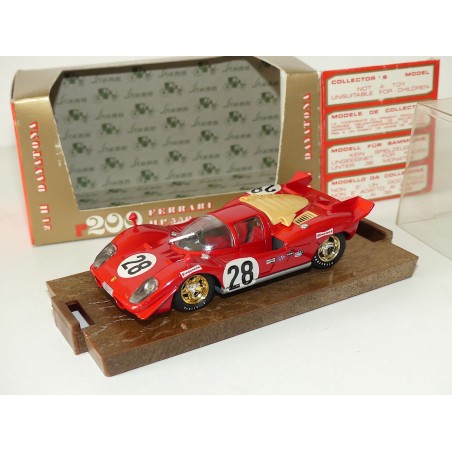 FERRARI 512 S N°28 24 HEURES DAYTONA 1970 BRUMM R200 1:43 3ème