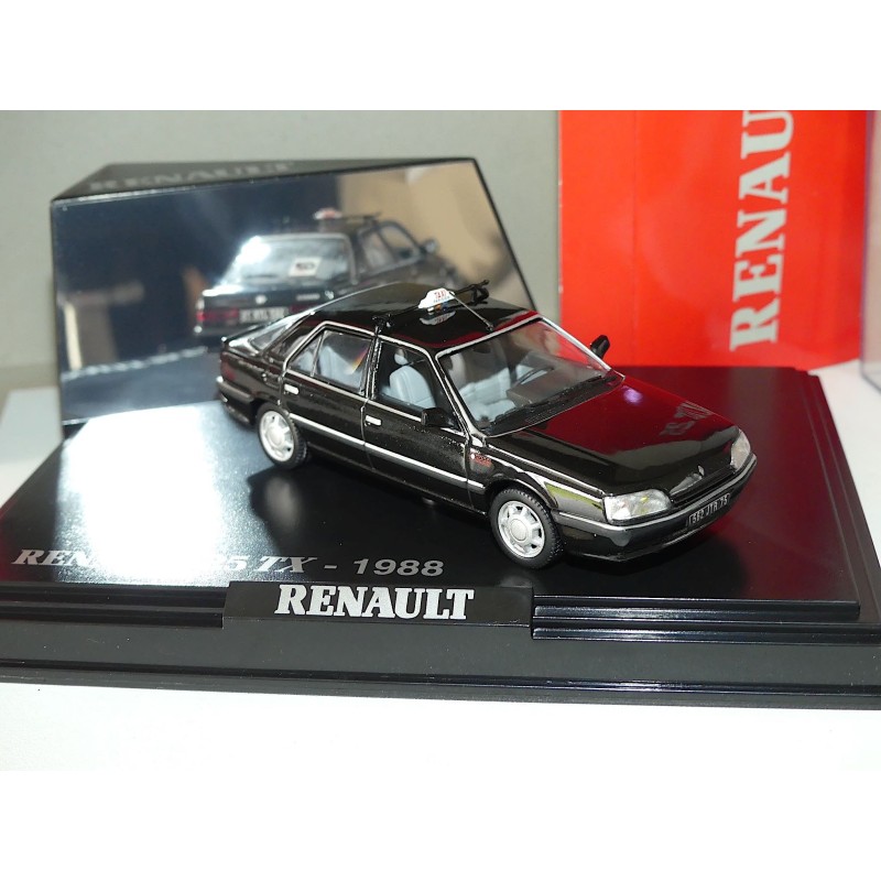 RENAULT 25 TX Phase 2 1988 TAXI PARISIEN Noir NOREV 1:43