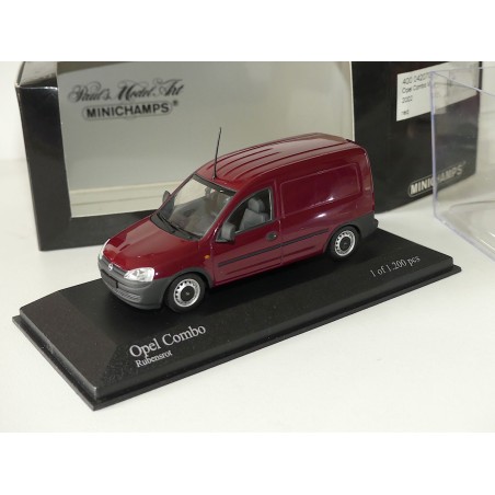 OPEL COMBO VAN 2002 Bordeaux MINICHAMPS 1:43
