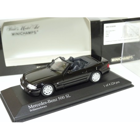 MERCEDES 500 SL 1999 Noir MINICHAMPS 1:43