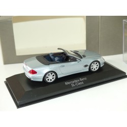 MERCEDES CLASSE SL Phase 1 R230 Gris Bleuté MINICHAMPS 1:43