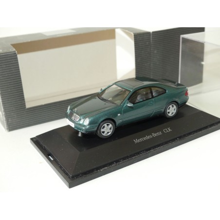 MERCEDES CLK COUPE W208 Vert HERPA 1:43