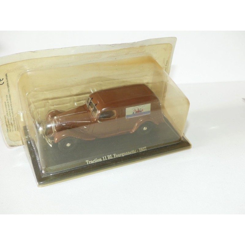 CITROEN TRACTION 11 BL FOURGONNETTE 1937 Marron UNIVERSAL HOBBIES 1:43 blister