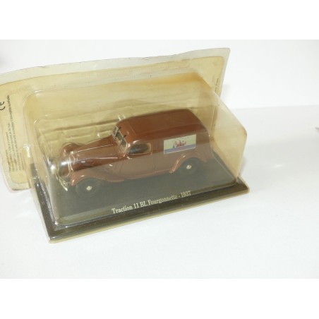 CITROEN TRACTION 11 BL FOURGONNETTE 1937 Marron UNIVERSAL HOBBIES 1:43 blister