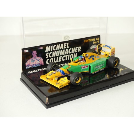 BENETTON FORD B193 B GP ESTORIL 1993 M. SCHUMACHER MINICHAMPS 1:43 imperfection