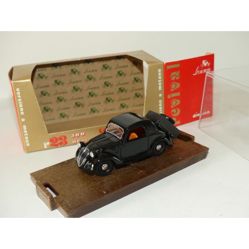 FIAT 500 TOPOLINO A METHANE 1936-1948 Noir BRUMM R23 1:43
