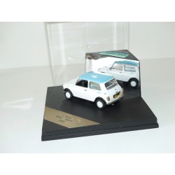 AUSTIN MINI SKY 1989 Blanc Toit Bleu VITESSE L166B 1:43