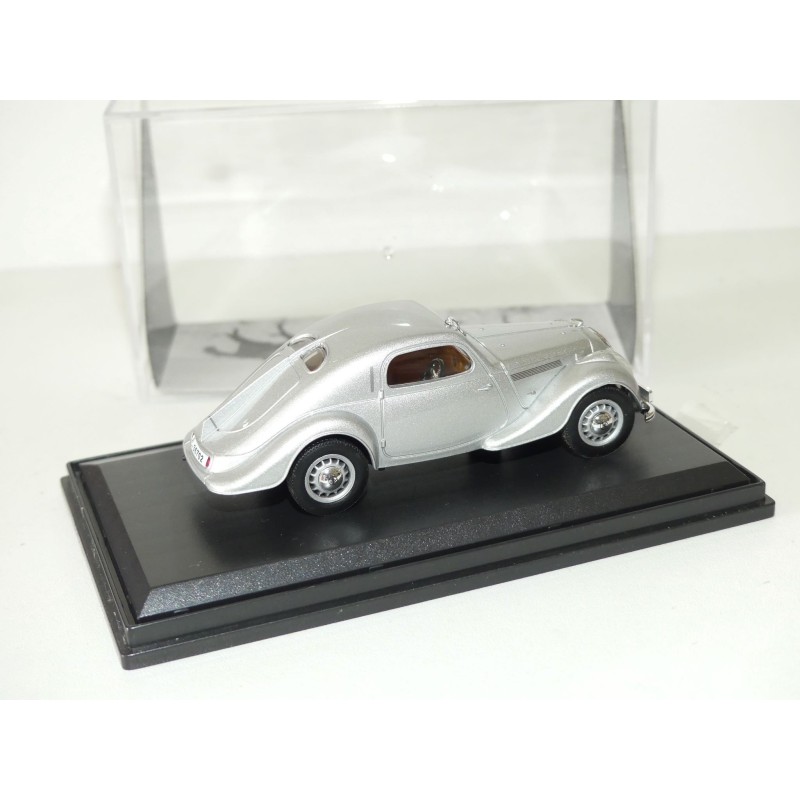 Voiture Miniature Abrex 1/43 - Škoda Popular Sport Monte-Carlo 1937 - Métal - En Boîte