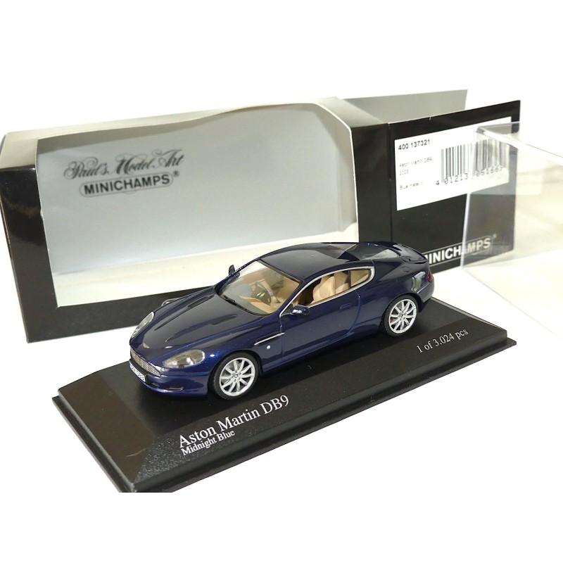 ASTON MARTIN DB9 2003 Bleu MINICHAMPS 1:43