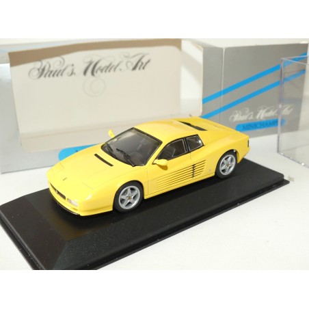 FERRARI 512 TR Jaune MINICHAMPS 1:43