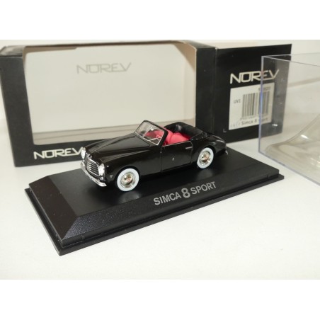 SIMCA 8 SPORT Noir NOREV 1:43