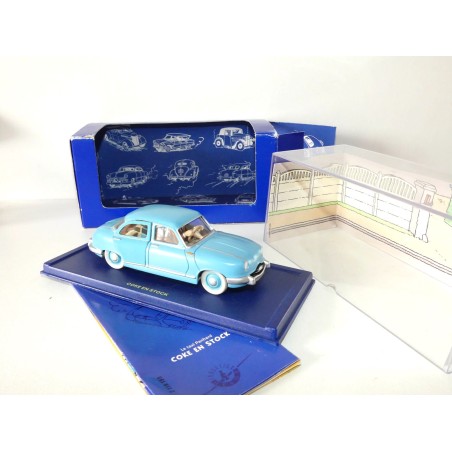 VOITURE TINTIN N°55 PANHARD DYNA Z COKE EN STOCK ATLAS 1:43