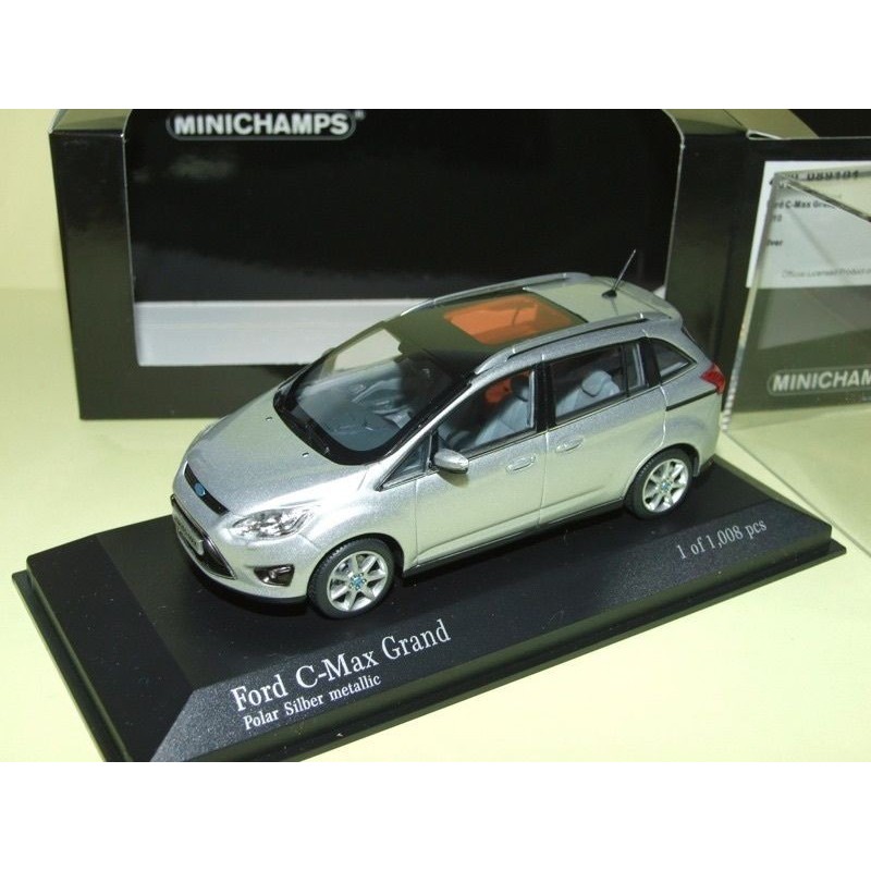 FORD C MAX GRAND 2010 Gris Polar Silver MINICHAMPS 1:43