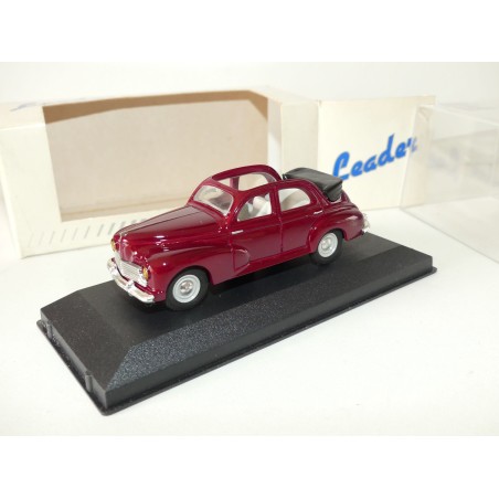 PEUGEOT 203 DECOUVRABLE 1953 Bordeaux LEADER 2115 1:43