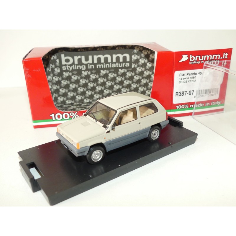 FIAT PANDA 30 1er SERIE 1980 avorio senegal BRUMM R386-03 1:43