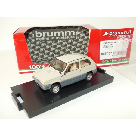 FIAT PANDA 30 1er SERIE 1980 avorio senegal BRUMM R386-03 1:43