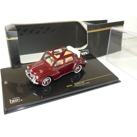 RENAULT 4CV DECOUVRABLE 1955 Bordeaux IXO CLC151 1:43