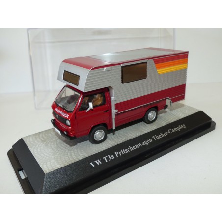 VW COMBI T3a CAMPING CAR PRITSCHENWAGEN TISCHER PREMIUM CLASSIXXS 1:43