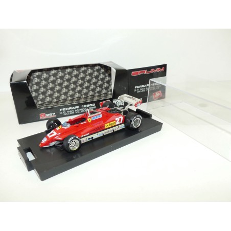 FERRARI 126 C2 GP DE SAN MARIN 1982 G. VILLENEUVE BRUMM R267 1:43