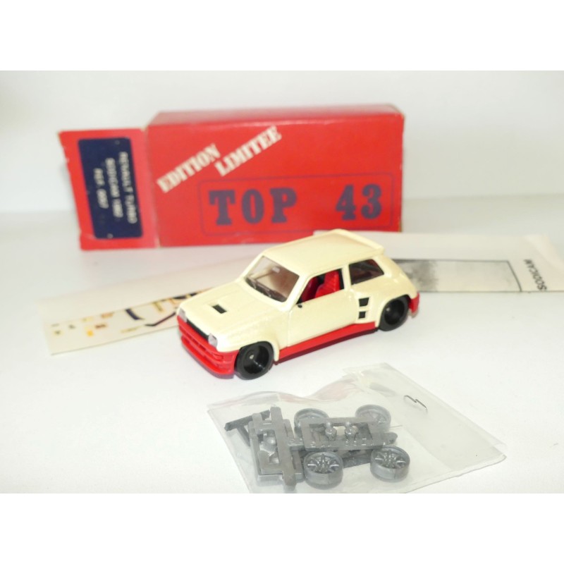 RENAULT 5 TURBO N°1 SODICAM RALLYE MONTE CARLO 1982 THERIER RALLYE Kit TOP 43 1:43