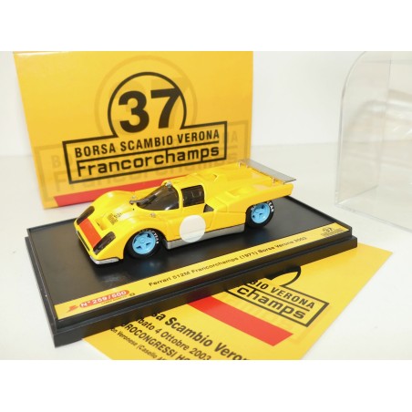 FERRARI 512M FRANCORCHAMPS 1971 BORSA VERONA 2003 BRUMM 1:43