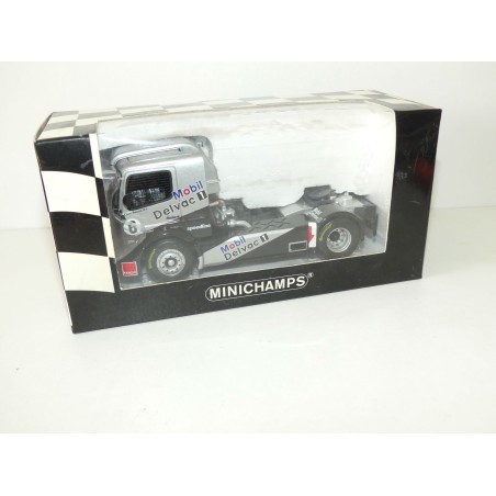 CAMION MERCEDES RACE TRUCK MOBIL ATKINS MINICHAMPS 1:43