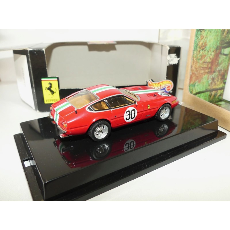 Ferrari 365 GTS/4 1968 Rouge – Hot Wheels échelle 1/18, édition Limitée, Superbe Et Rare