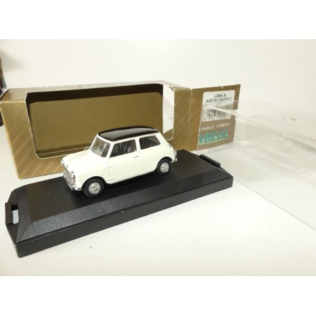 AUSTIN MINI COOPER S MK2 Blanc et Toit Noir VITESSE L055 A 1:43