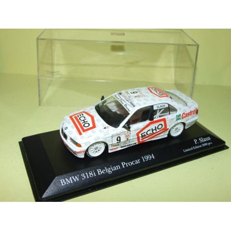 BMW 318 i BELGIAN PROCAR 1994 P. SLAUS MINICHAMPS 1:43